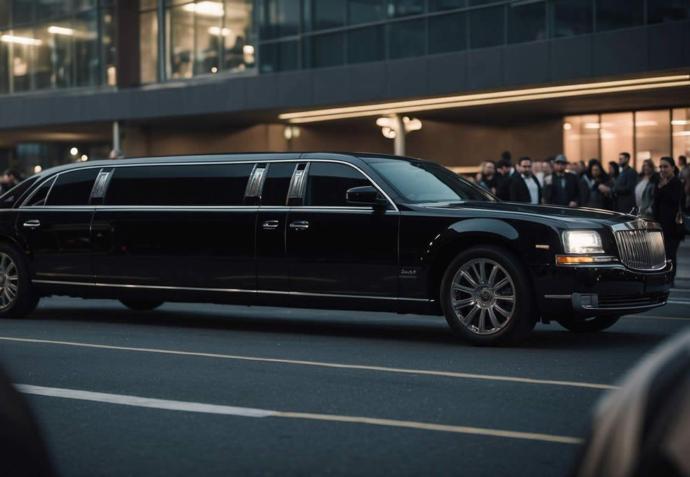 Luxury limousine interior